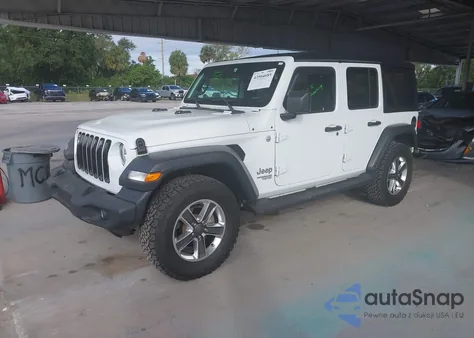 2018 Jeep Wrangler Unlimited Sport 4X4 из США, поврежденный, VIN 1C4HJXDN2JW221175